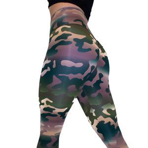 ABS2B Fitness LasVegas Camo leggings booty Scrunch